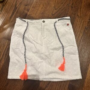 Rapsodia mini white skirt size S